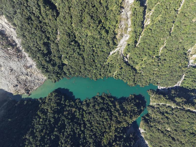 115年7月8日萬里溪堰塞湖空拍