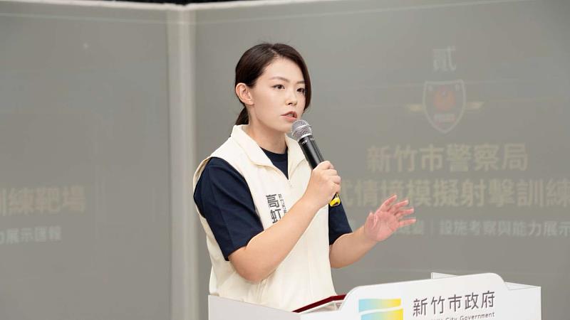 高虹安市長致詞。