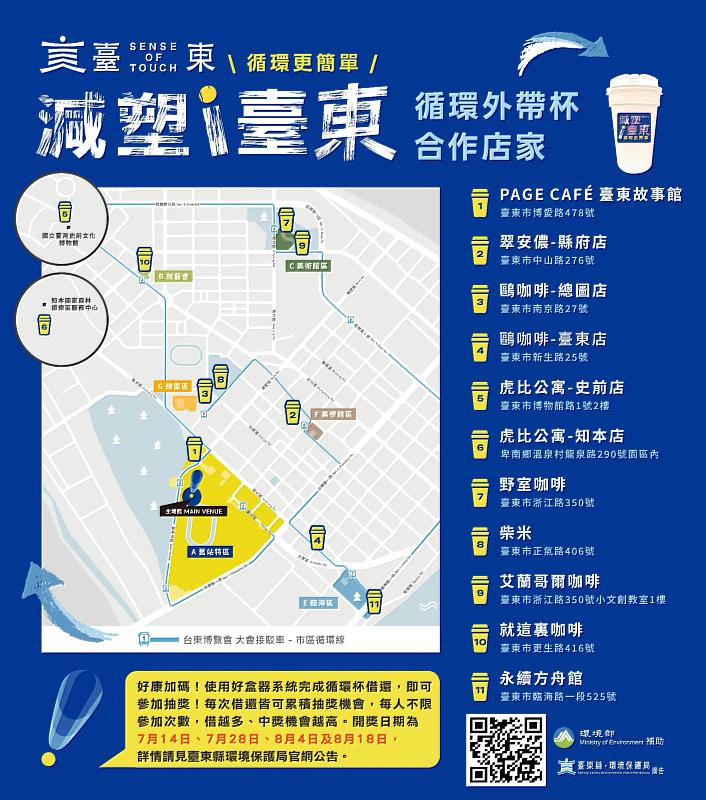 「減塑 i 臺東循環杯」活動正式開跑！