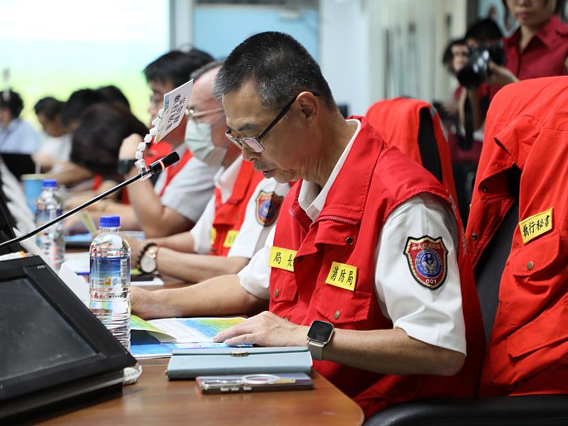 翁章梁縣長主持巴威颱風整備會議 嚴陣以待守護縣民安全