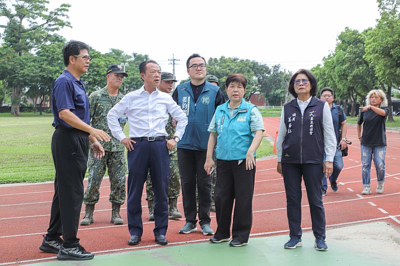 中颱巴威來襲，翁章梁視察朴子、東石及布袋防汛整備。