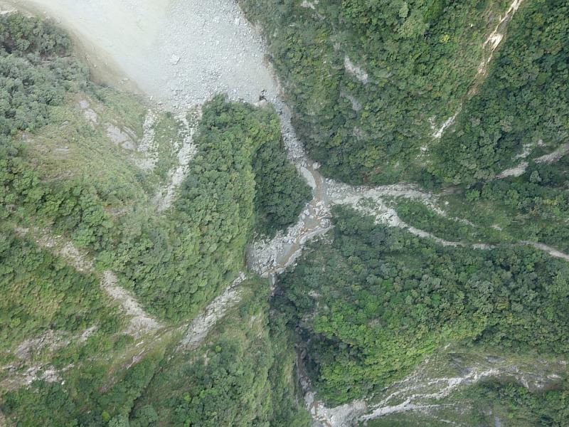 115年7月11日萬里溪堰塞湖空拍