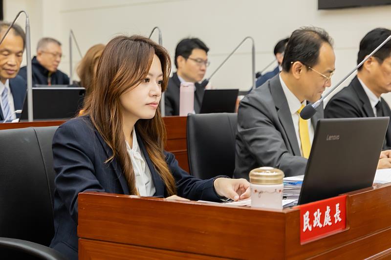 民政處長施淑婷。