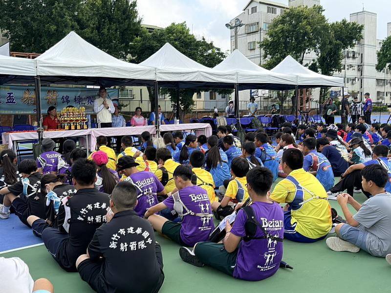 副市長林琨瀚致詞，為選手加油打氣。