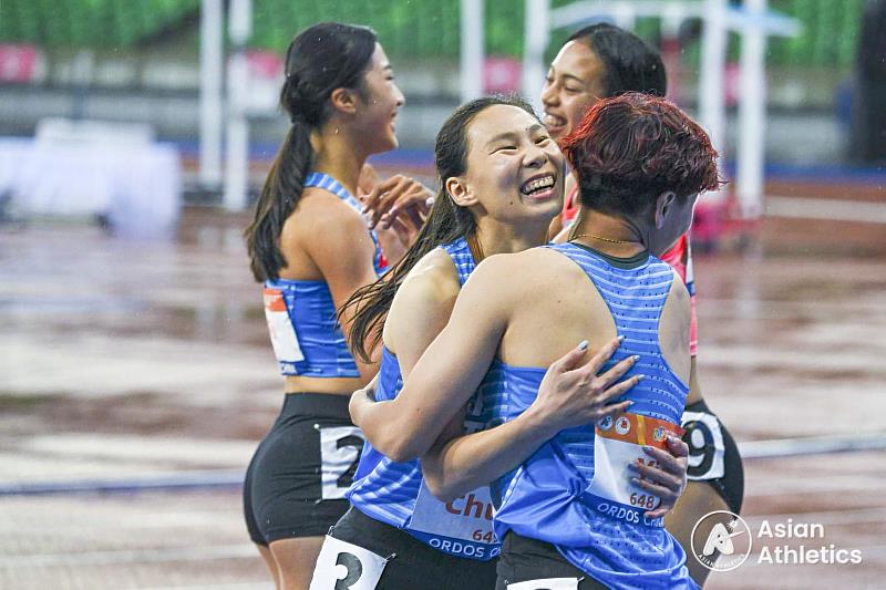 競技系116級鍾兆貞。（照片來自 Asian Athletics）
