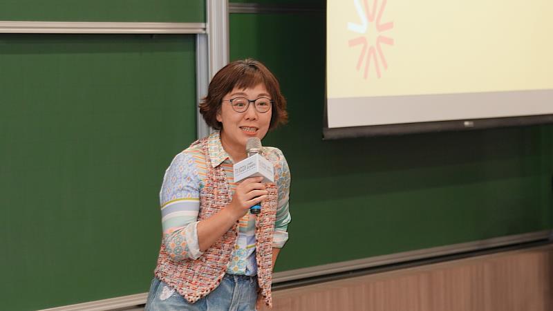 文策院董事長王時思致詞。