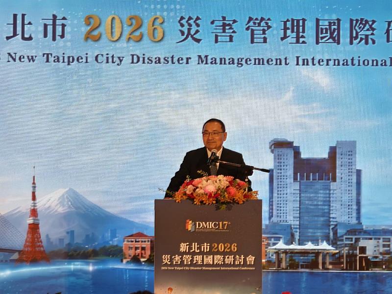 新北市長侯友宜親臨現場主持開幕典禮。