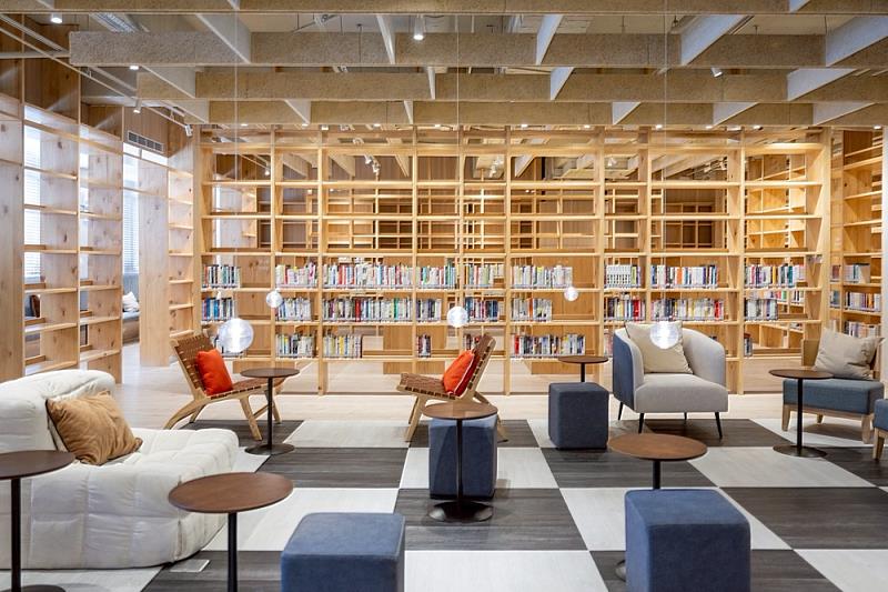 圖1 竹北市立圖書館福德分館自2024年12月起閉館整修,於2026年7月重新開放使用,以全新面貌提供市民更優質、舒適的閱讀環境