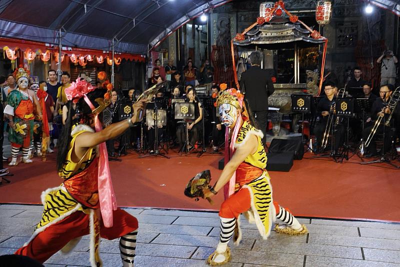 吉勝堂什家將結合嘉頌重奏團，展現在地文化魅力。