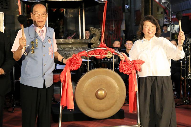 管樂奏響城隍信仰 嘉義市「城隍中元祭」中西交融磅礡登場