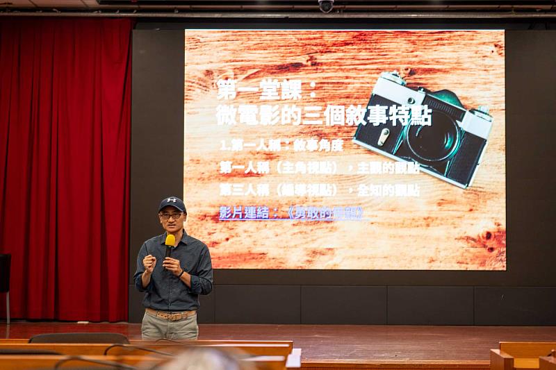 世新廣電營集結系上教授群、業界實務工作者與校友創作者授課，內容橫跨影像、聲音、表演與新媒體實作。（世新大學提供）