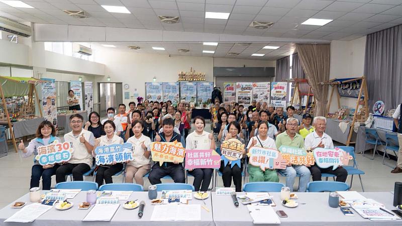市長高虹安力挺參與金卓越社區選拔合照。