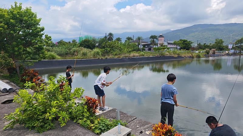 農村釣魚體驗。