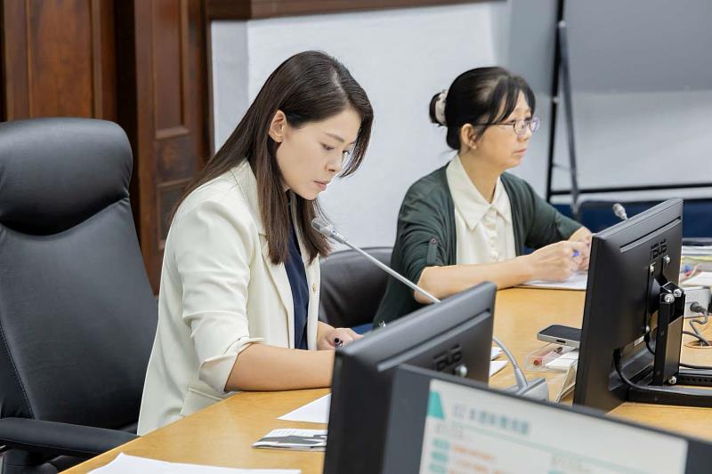 高虹安市長主持竹市府市務會議。