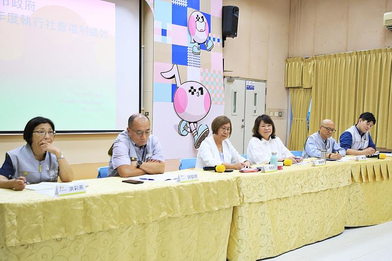 衛福部社會福利績效實地考核，黃敏惠市長率市府團隊展社福施政成果。