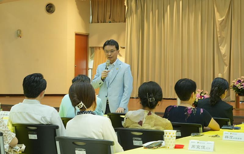 林耀堂副校長致詞。