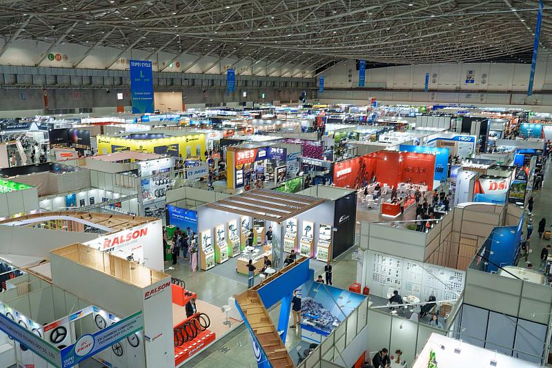 2026台北國際自行車展吸引900家參展廠商參展，共計使用3,450個攤位，為全球最具指標性之自行車專業展覽。（資料畫面－貿協提供）