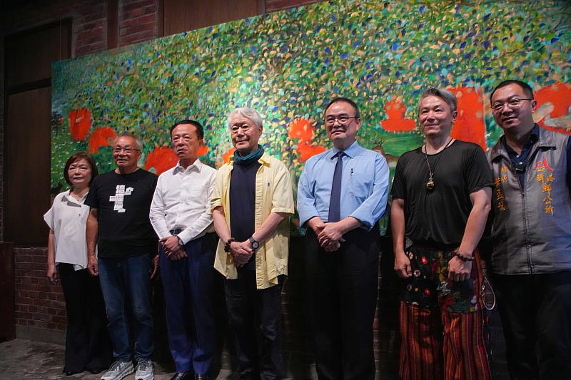 疫情中創作獻眾生，蔣勳「祇樹給孤獨園」新港培桂堂展出。