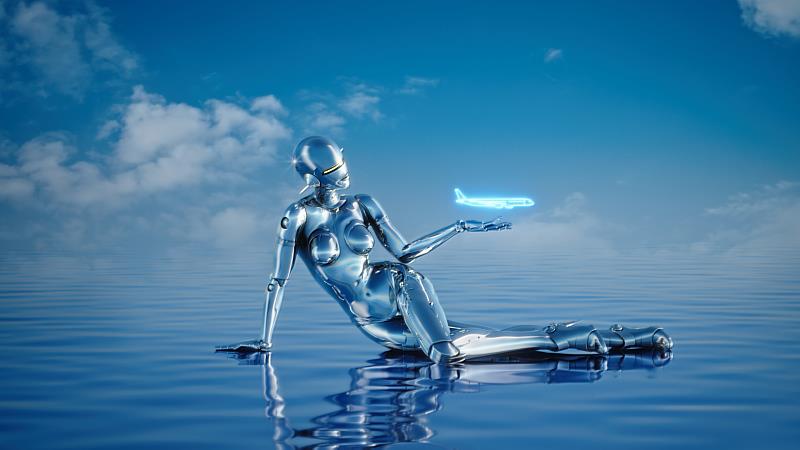 Sexy Robot金屬關節折射出的光芒與現代感十足的客艙空間相互輝映,引領旅客展開一場獨一無二的飛行旅程。