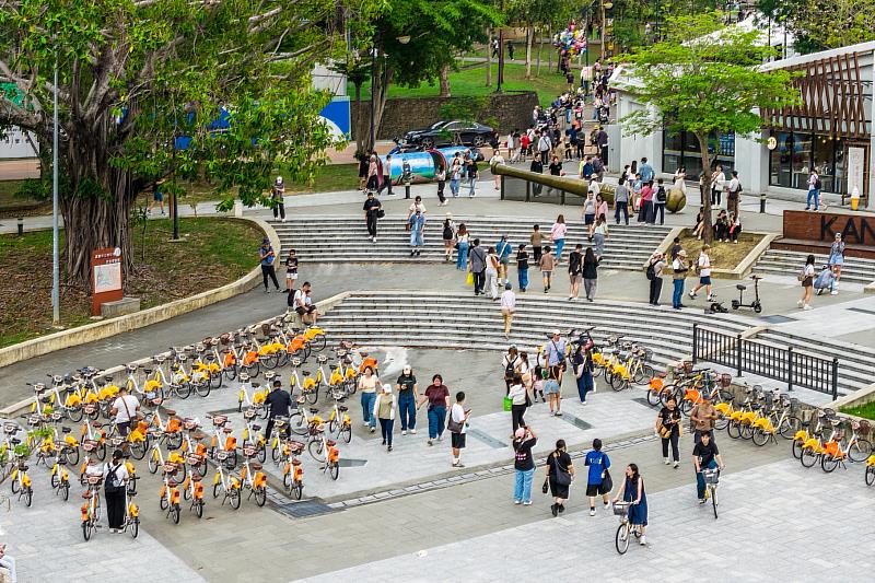 YouBike已深入民眾日常，嘉義藝術節期間周轉率更突破新高。