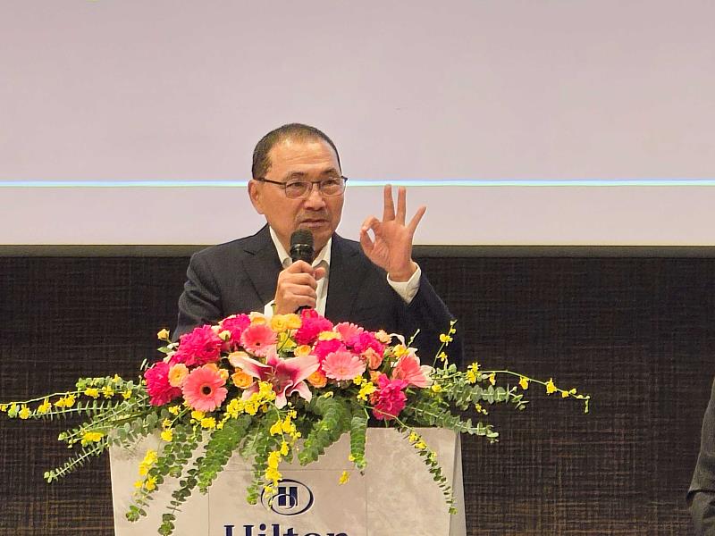 侯友宜市長於活動中致詞。