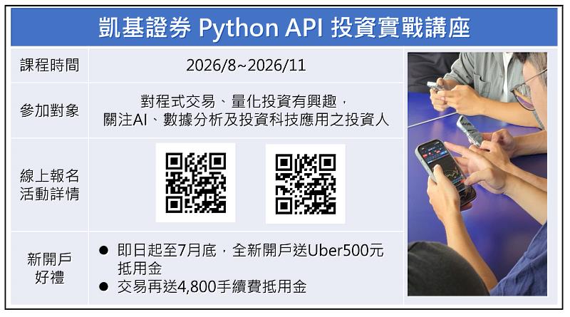 凱基證券 Python API 投資實戰講座