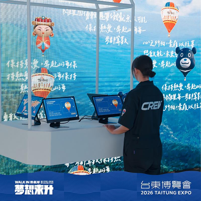 看完鹿野高台熱氣球,再走進臺東熱氣球展館!留言許願,有機會抽中自由飛!