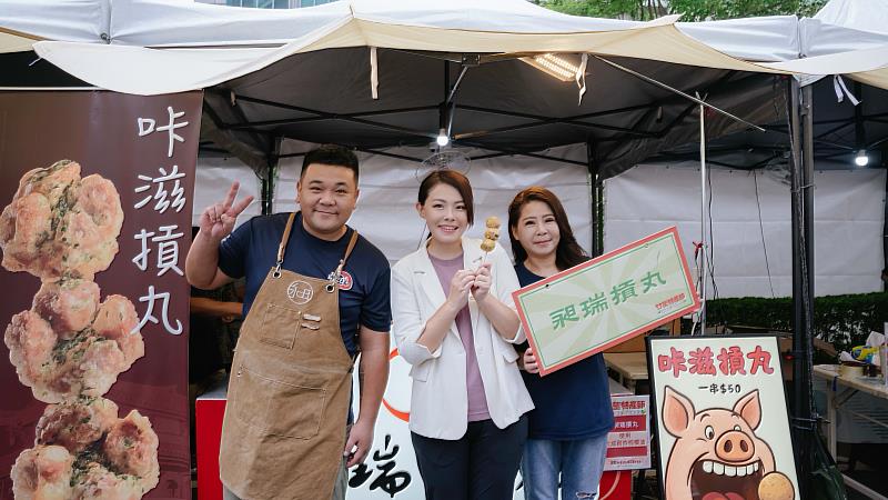 市長高虹安26日出席活動,與市民一同品嚐竹塹特色美食。