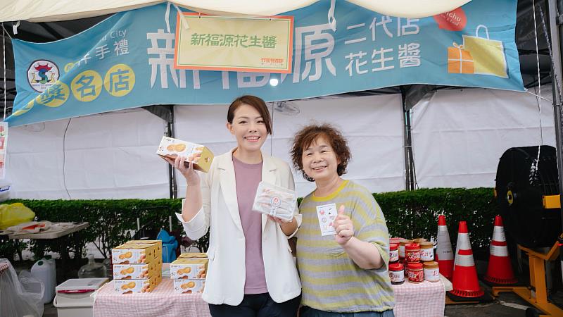 市長高虹安26日出席活動,與市民一同品嚐竹塹特色美食。