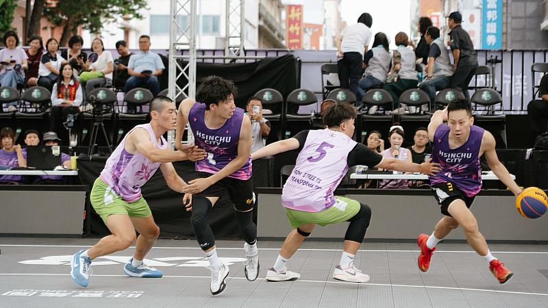 竹市「風城耀動 城市3耀」3x3籃球盃賽今(26)日舉辦決賽。