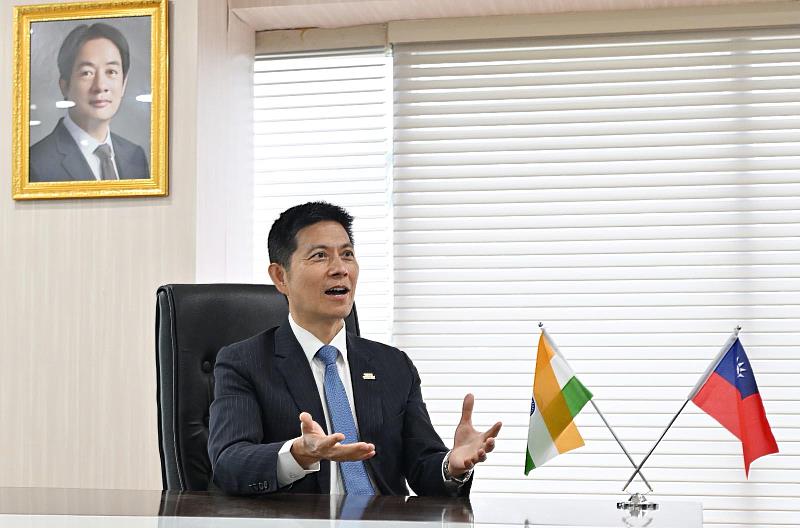 駐清奈辦事處許書智處長接受「印度人報」（The Hindu）專訪。
