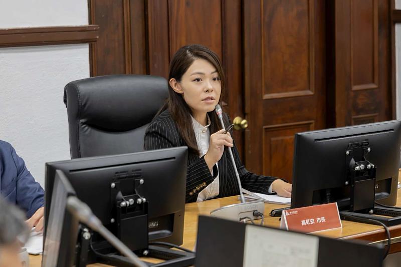 高虹安市長主持道路交通安全聯席會報。