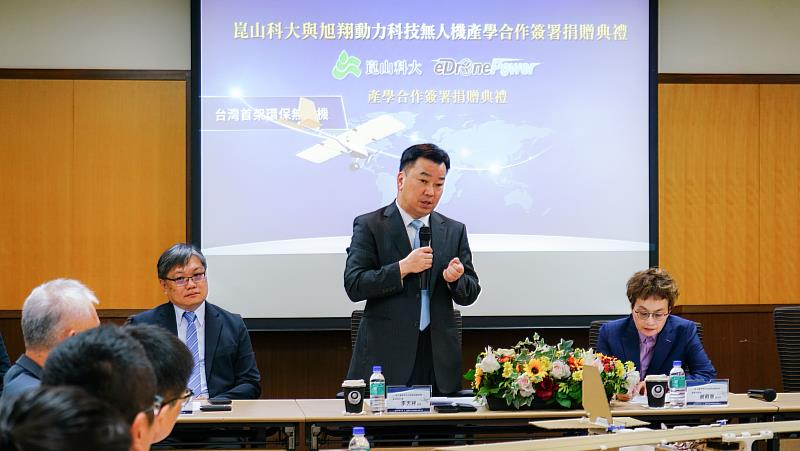 李天祥校長致詞。