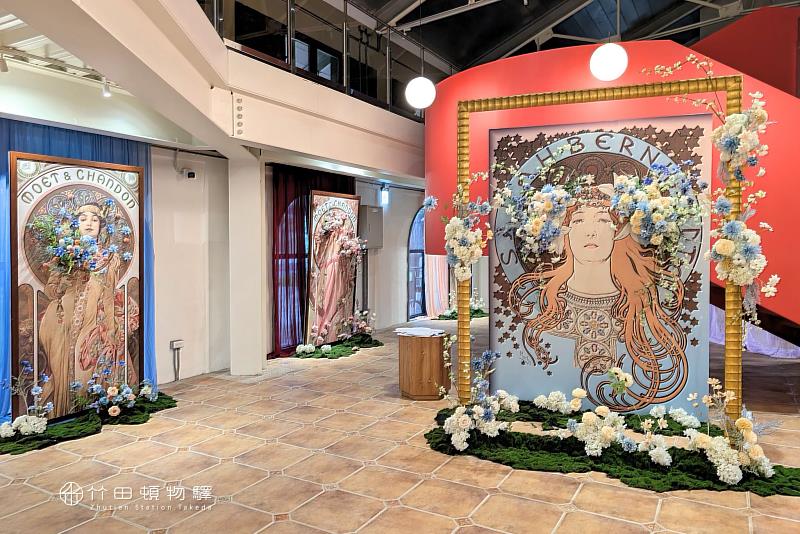 竹田頓物驛門口裝置/時藝多媒體提供