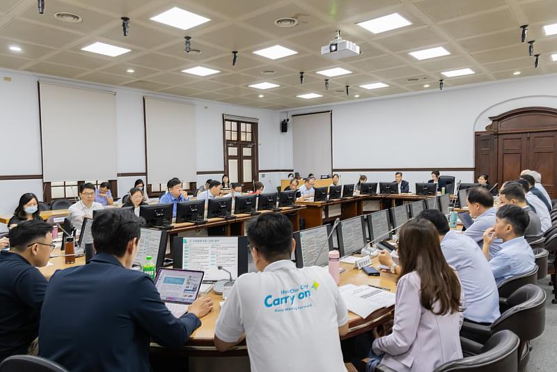 竹市本週市務會議聚焦財政健全與托育政策。