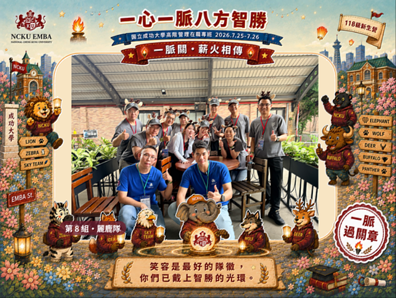 APP完成闖關合照。