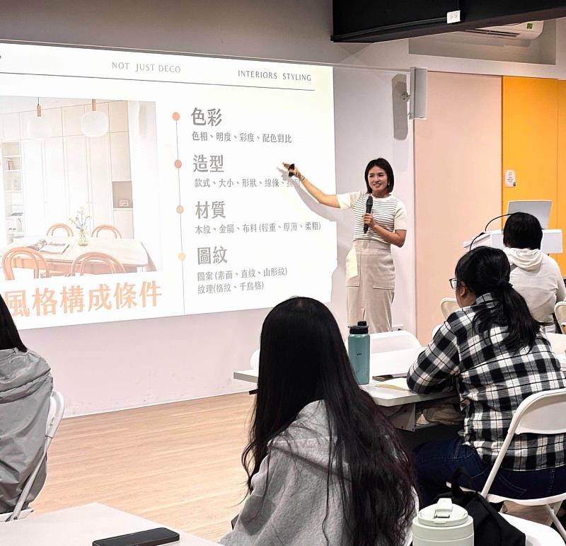 青年職涯發展中心針對青年喜愛的自由工作者開設相關課程,強化對產業內容的認識。