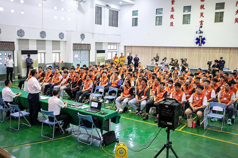 嘉義縣強化防救災韌性，700名替代役備役役男投入訓練。