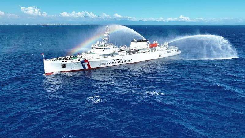 海巡首艘高緯度遠洋巡護船西拉雅號。