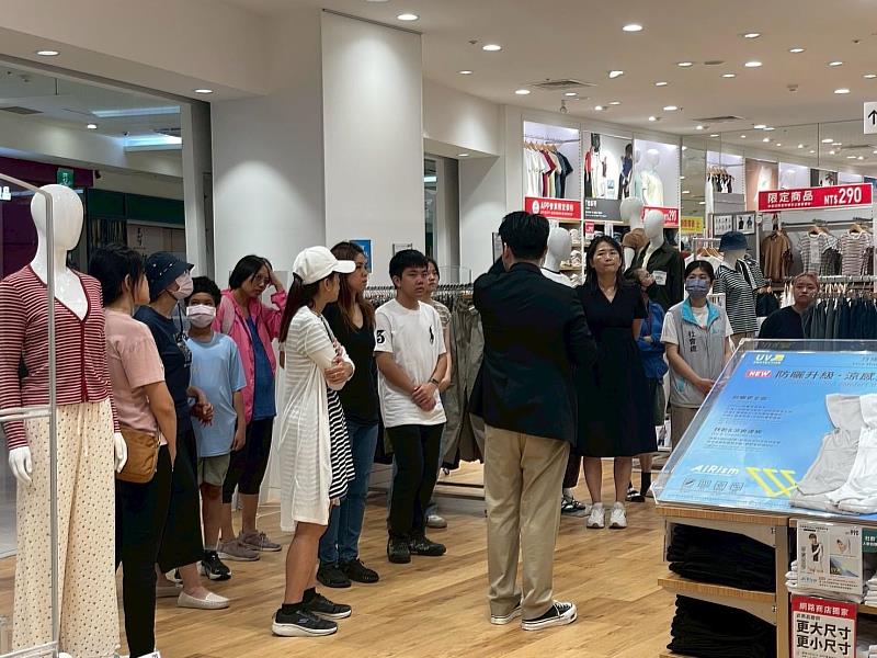 竹市府攜手UNIQLO辦理「衣起竹夢」職場體驗。