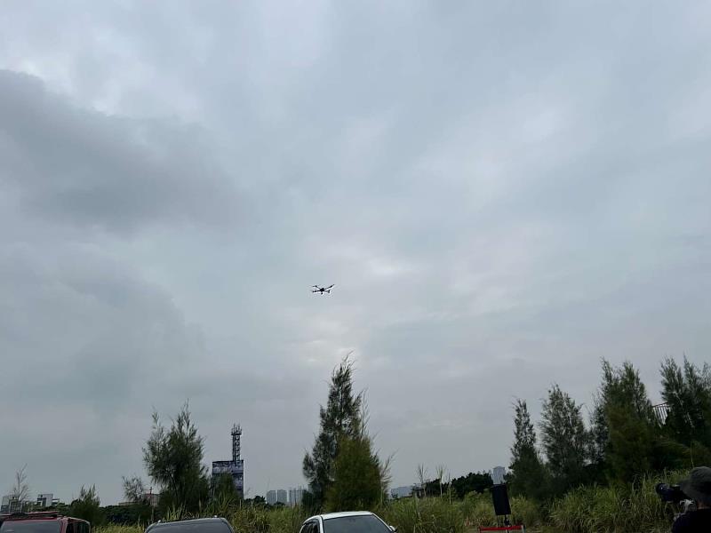 露天燃燒空拍機巡查。