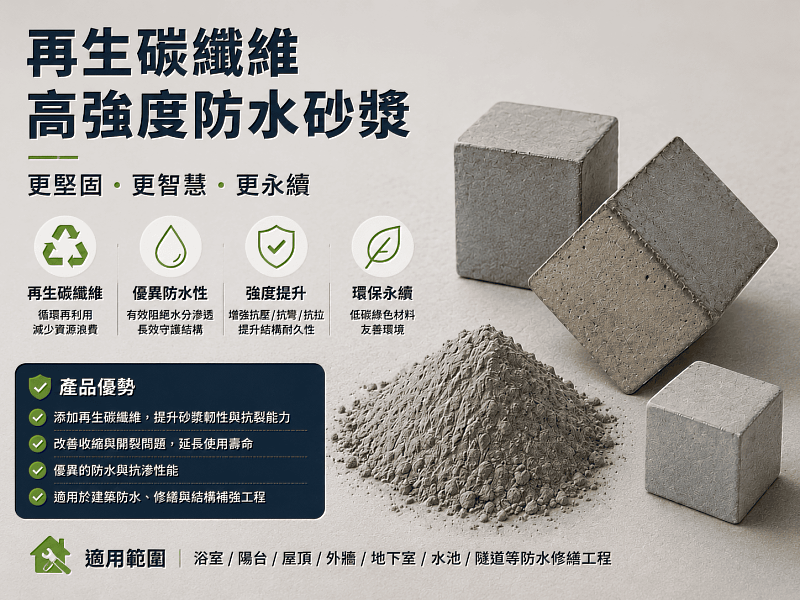 安能聚碳纖維防水砂漿。