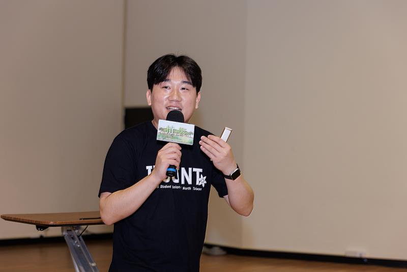 北學聯理事長施重雍致詞。