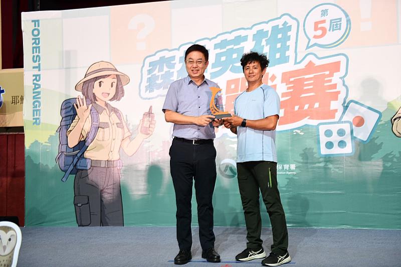 林業保育署臺中分署榮獲第三名佳績
