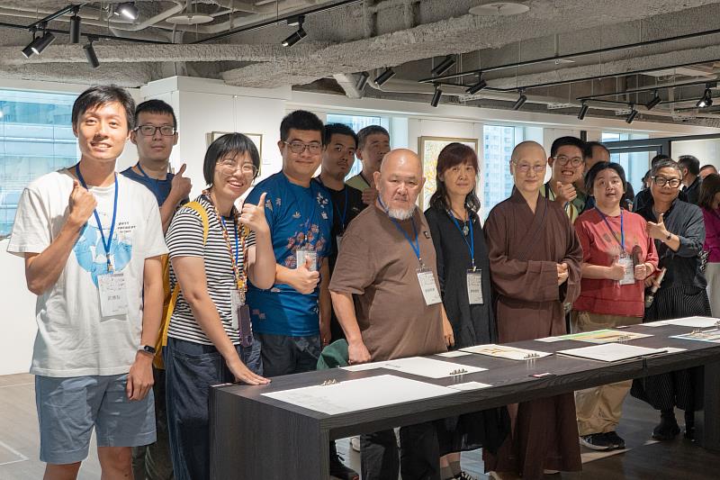 世界宗教博物館「以愛與和平之名」年度系列《花開的聲音》特展8月2日舉辦開幕茶會。（圖由世界宗教博物館提供）