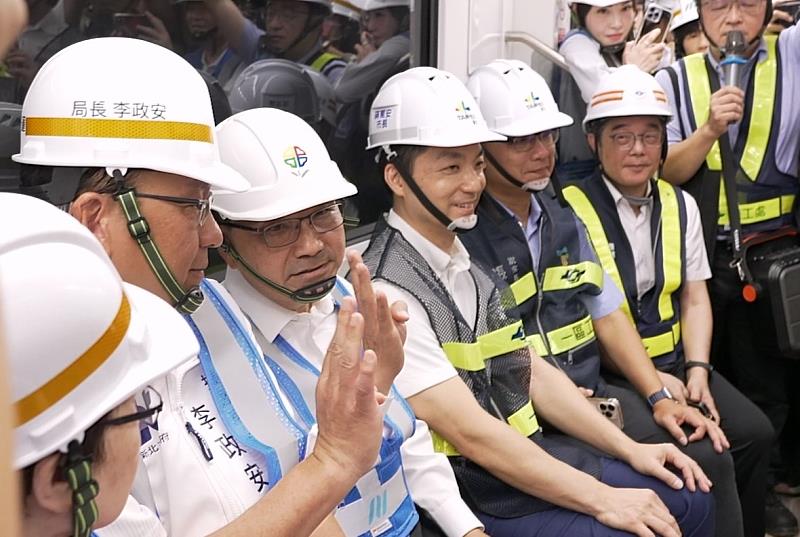 雙北合作萬大中和線動態測試。