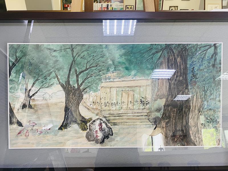 曾文青年活動中心「藝映曾文.山水情懷」畫作展登場