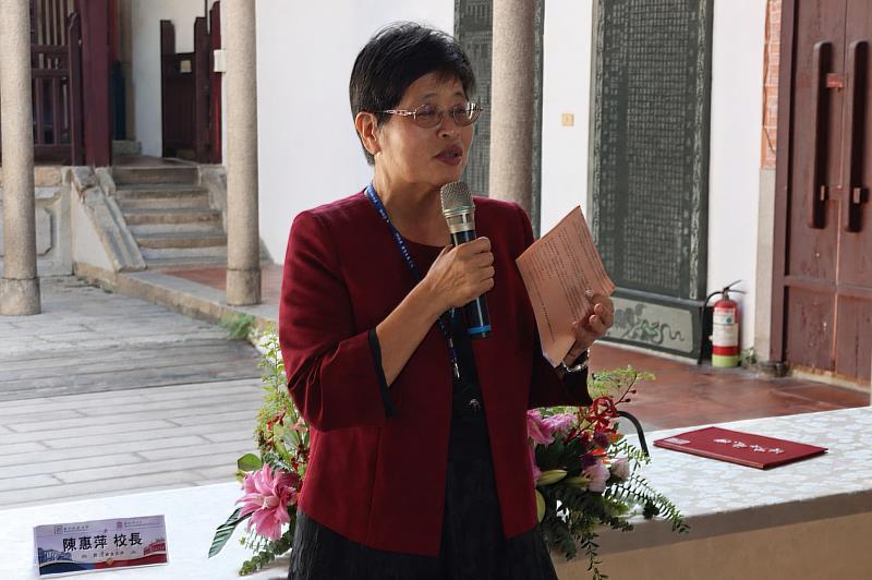 南大校長陳惠萍表示，將結合文化場域與教育資源，深化跨域學習，培育兼具文化素養與實踐能力的人才。