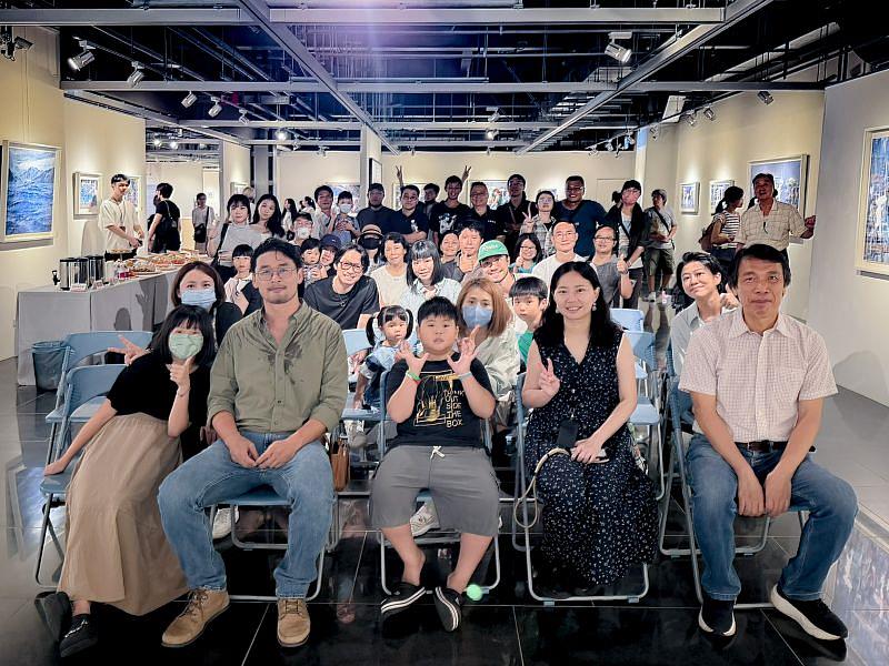 8月2日下午舉行的開幕茶會,也在藝術家親友與現場民眾的熱情參與下順利落幕。