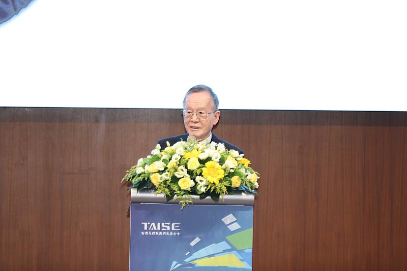 TAISE簡又新董事長致詞。